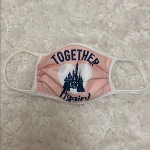 NWOT Disney World Together Again Castle Pink Mask